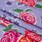 1 Yard Lilac Pink and Purple Bountiful Bushes Slubbed Gauzy Cotton Woven Fabric 55 inch Width